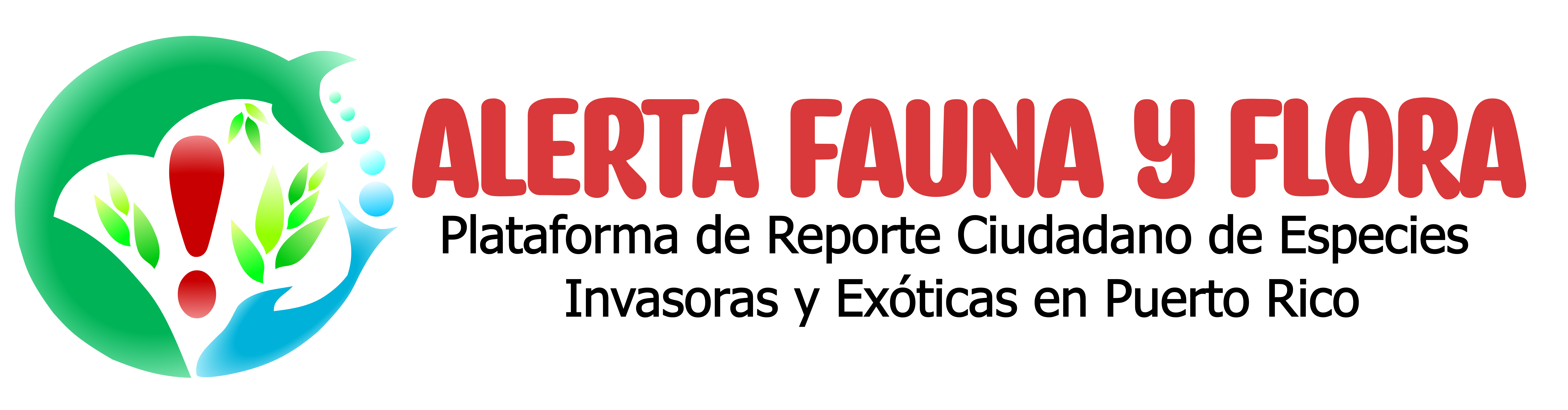 Logo a color de Alerta Fauna y Flora